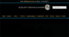 Desktop Screenshot of elegantcrystals.com